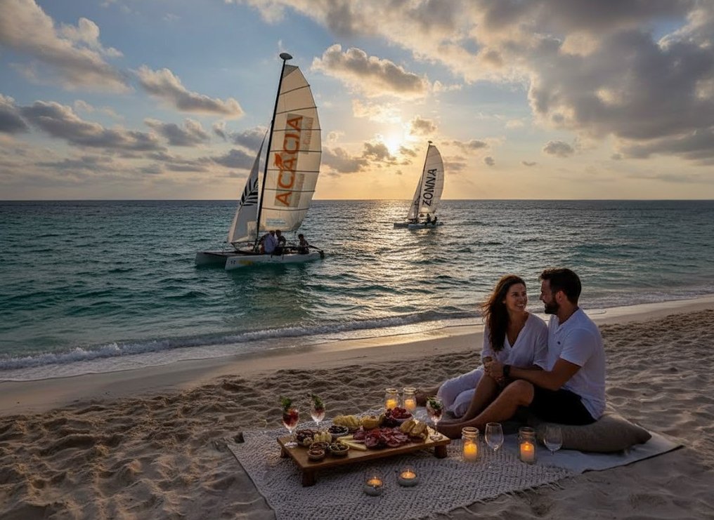 Sunset Sailing & Beach Picnic Select: Exclusividad en Playa Mamitas - Imagen 4
